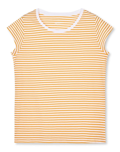 Mads Nørgaard - Organic Favorite T-shirt - Bright White/Zinnia